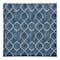 Blue Ogee Pattern 10" x 10" Cotton Twill Napkin